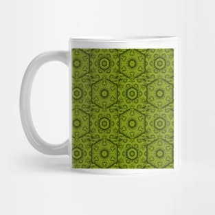 Green wool pattern Mug